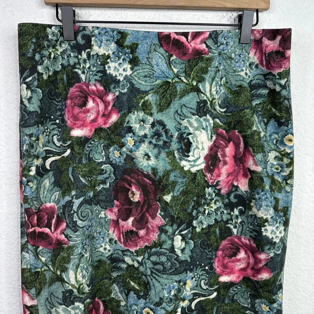 J.‎ Jill Womens Skirt Womens M Floral Boho Coquette Dark Romantic Whimsigoth
